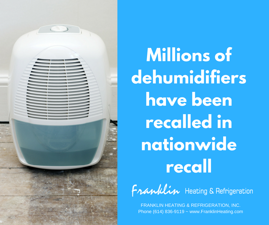 Blog Millions of dehumidifiers have been recalled in nationwide recall